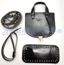 Набор для изготовления рюкзака TRK/HA-53, цвет черный "лакированный", Турция