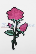   Термонаклейка TRK 771 "Цветок" роза в ассортим. большой 1 шт. Турция