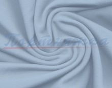 Ткань кулирка, голубой, 150г/м²,  шир.90 см (рукав), Турция, 1м 