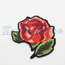 Термонаклейка TRK 396 Роза меланж 7,5х7,5см 1 шт. Турция