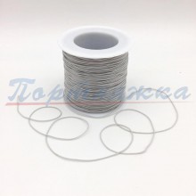 Шнур d.0.8мм  TRK-GCS-0.8 цв.светл.серый, декоративный (1 метр) Турция