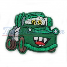 Термонаклейка TRK 811 "Машинка "Мэтр" зелен. 8х6,5см, 1 шт. Китай