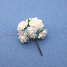 Цветок TRK-3018 25мм с белой сеткой 1шт, Турция