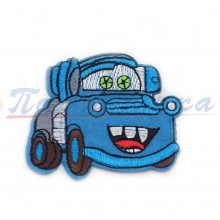 Термонаклейка TRK 811 "Машинка "Мэтр" синий 8х6,5см, 1 шт. Китай