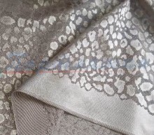 Ткань эластичная бельевая 22см, цвет - серый, 1 метр