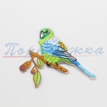 Термонаклейка TRK 610 Птица-Попугай на ветке 1 шт. Турция