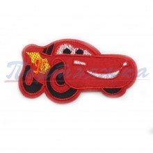 Термонаклейка TRK 812 "Машинка "Молния МакКуин" красный 5х9см, 1 шт. Китай