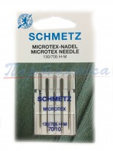 Иглы Schmetz 130/705H микротекс №70 по 5шт