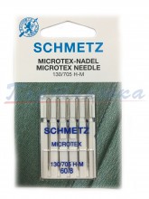 Иглы Schmetz 130/705H микротекс №60 по 5шт